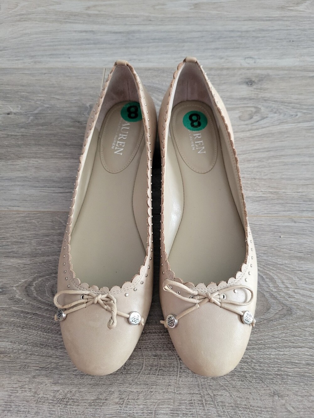Ralph Lauren Leather Flats Size 8